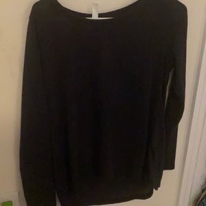 Under Armour Girls Black Plain Tee (Youth 10-12)